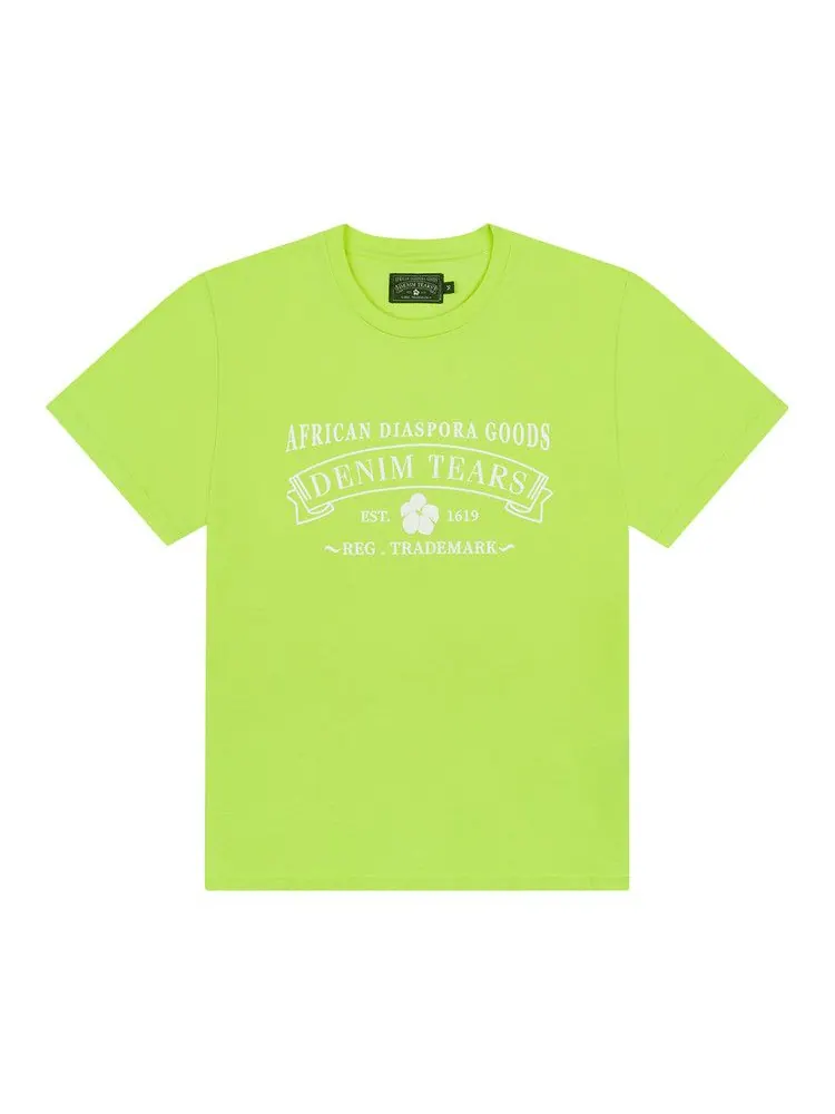 Футболка Denim Tears ADG Tee — изображение 1 из 2, лаймовый
