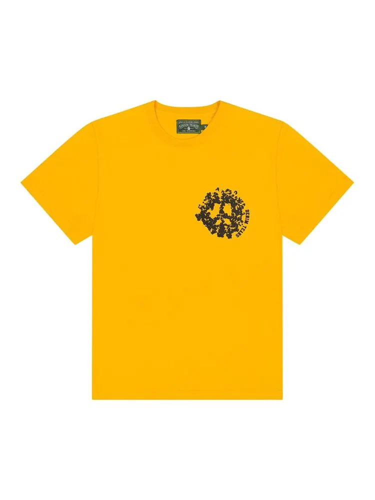 Футболка Denim Tears Denim University Tee — изображение 1 из 2, желтый