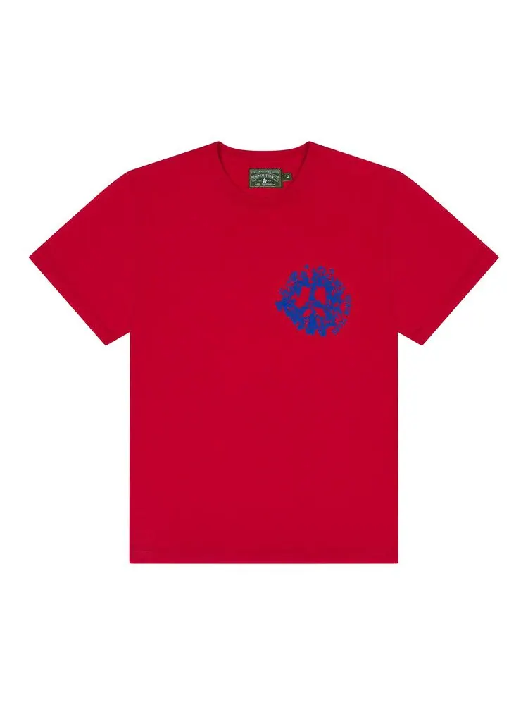 Футболка Denim Tears Denim University Tee — изображение 1 из 2, красный