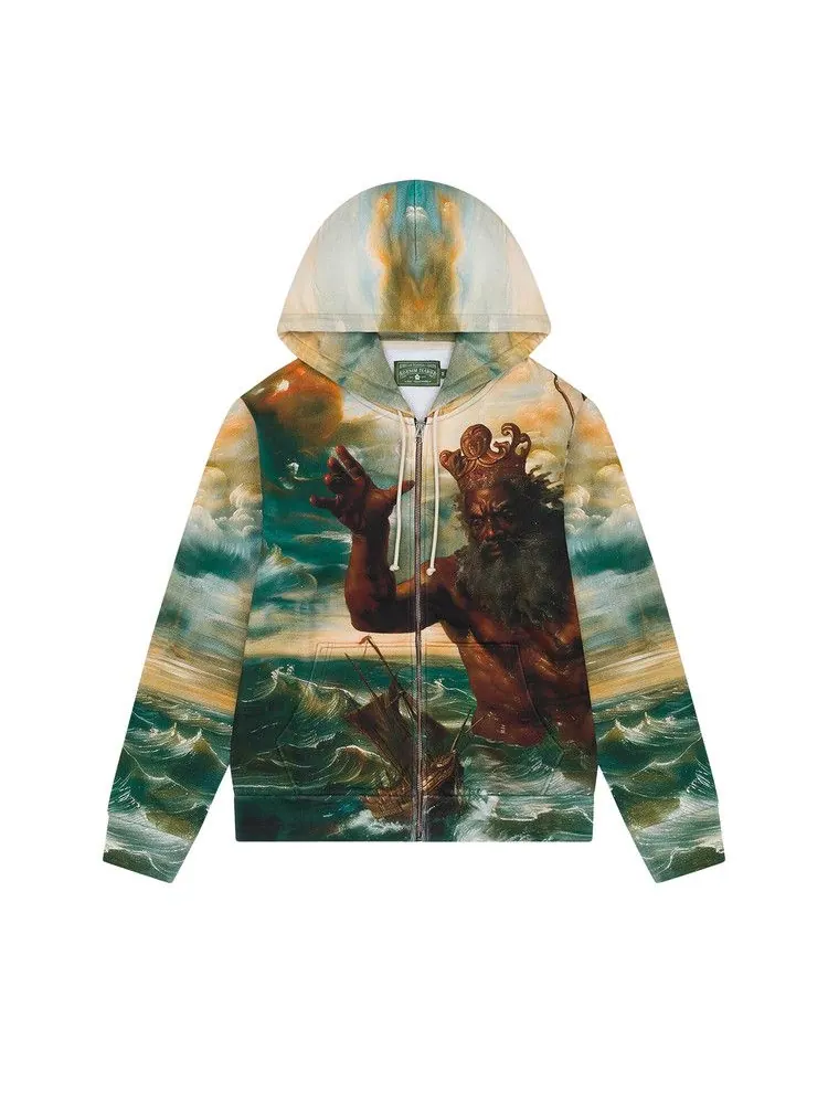 Худи Denim Tears Poseidons Revenge Zip Up Hoodie — изображение 1 из 3, мульти