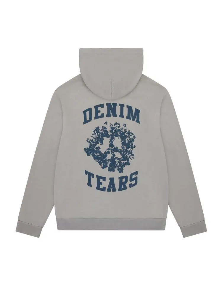 Худи Denim Tears Denim University Zip Hoodie — изображение 2 из 2, серый
