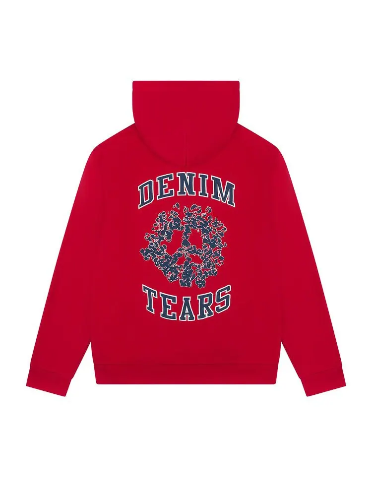 Худи Denim Tears Denim University Zip Hoodie — изображение 2 из 2, красный