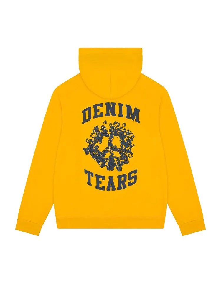 Худи Denim Tears Denim University Zip Hoodie — изображение 2 из 2, желтый