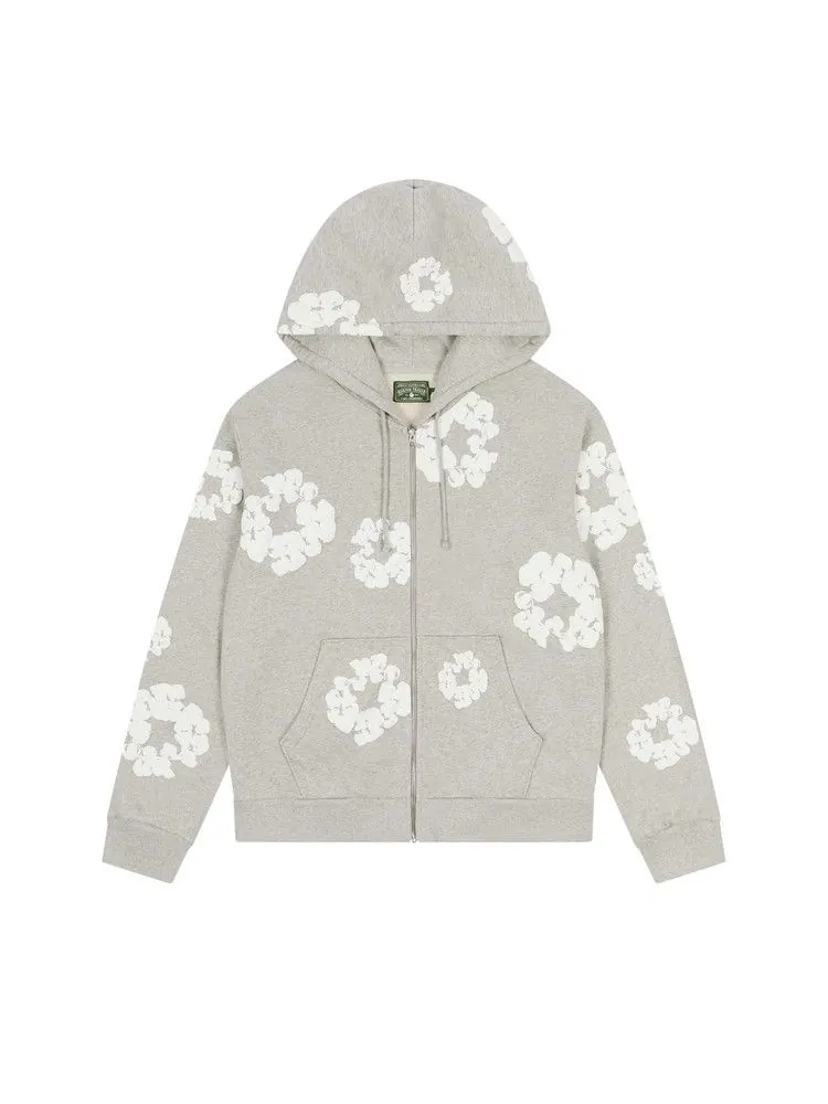 Худи Denim Tears Cotton Wreath Zip Hoodie