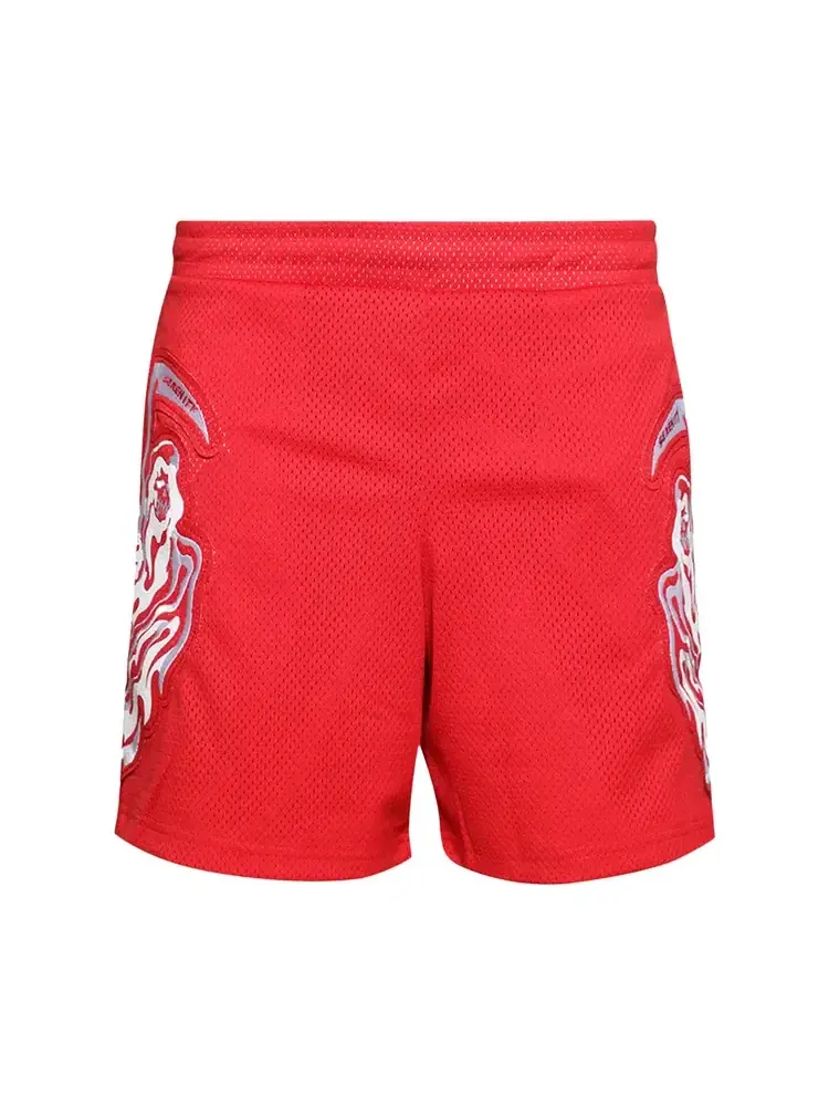 Шорты Warren Lotas Serenity Mesh Shorts — красный