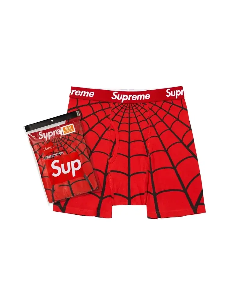 Трусы-боксеры Supreme x Hanes Spider-Man (2 шт.)