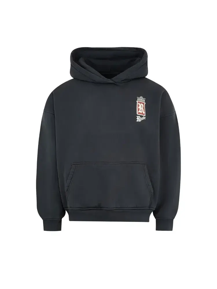 Худи в винтажном стиле Rhude Fumar 91 — изображение 1 из 2, черный