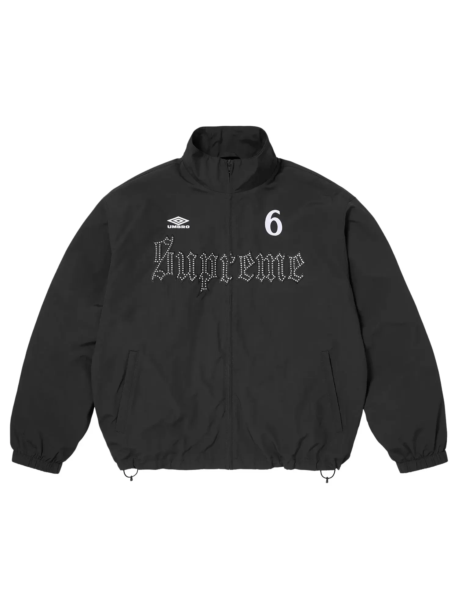 Спортивная куртка Supreme x Umbro со стразами