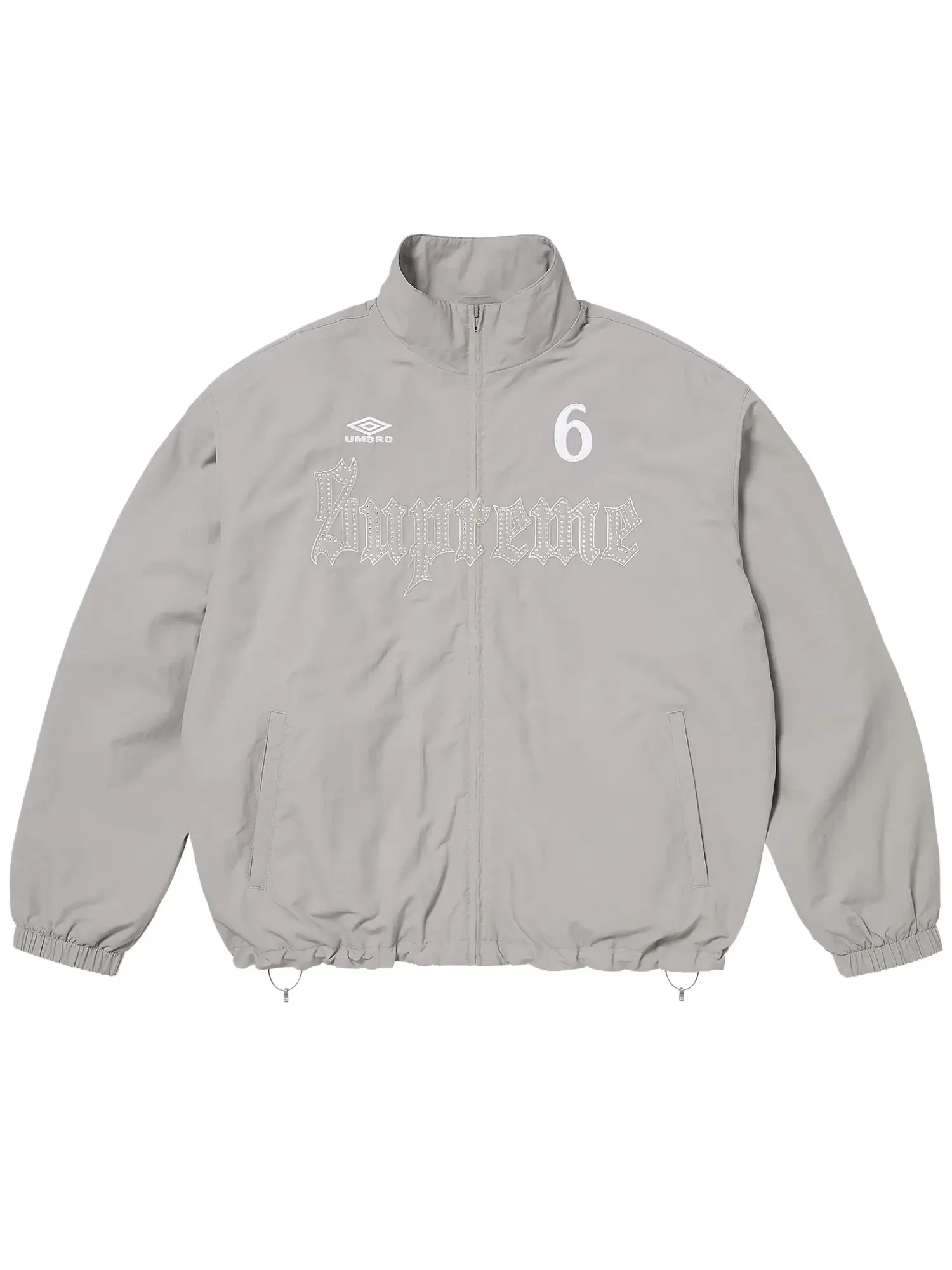 Спортивная куртка Supreme x Umbro со стразами