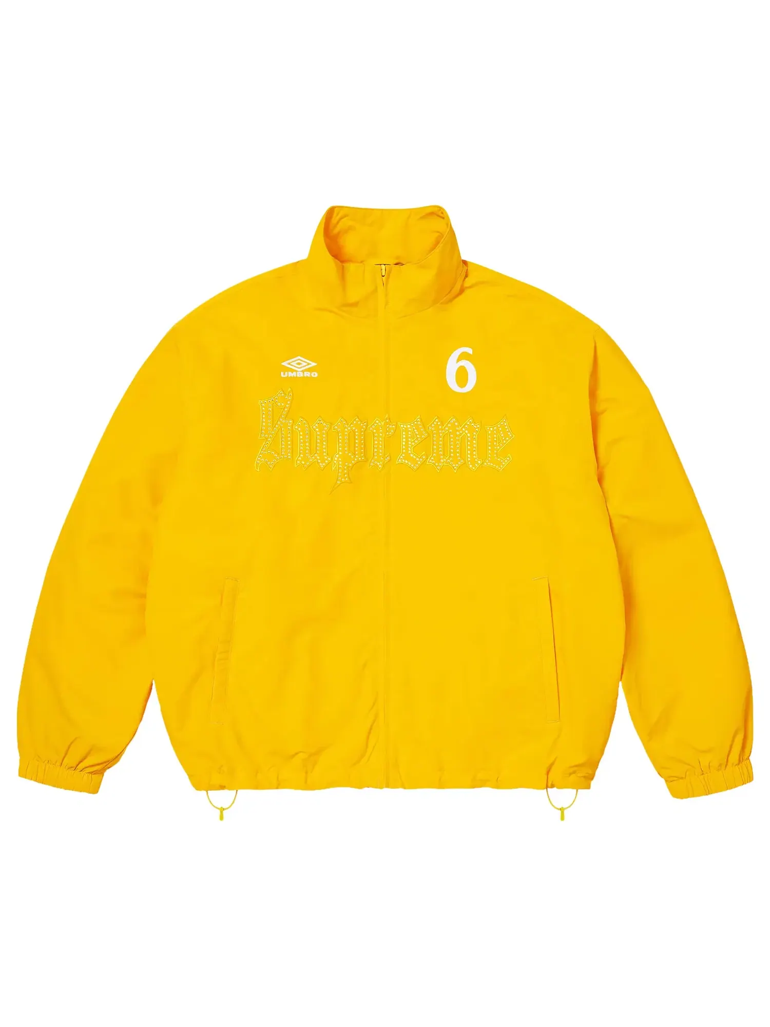 Спортивная куртка Supreme x Umbro со стразами