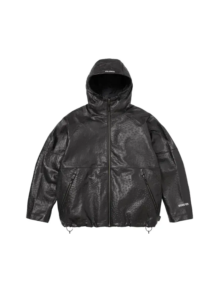 Куртка из кожи с тиснением Supreme GORE-TEX