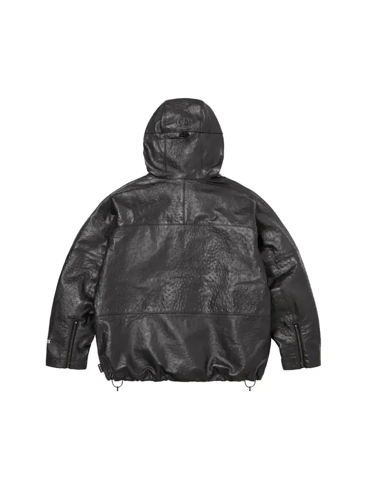 Куртка из кожи с тиснением Supreme GORE-TEX — изображение 2 из 2, черный
