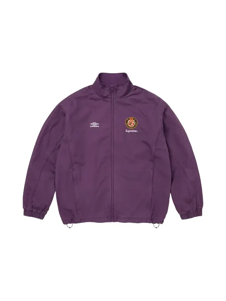 Спортивная куртка Supreme x Umbro из хлопка рипстоп, цвет «сливовый»