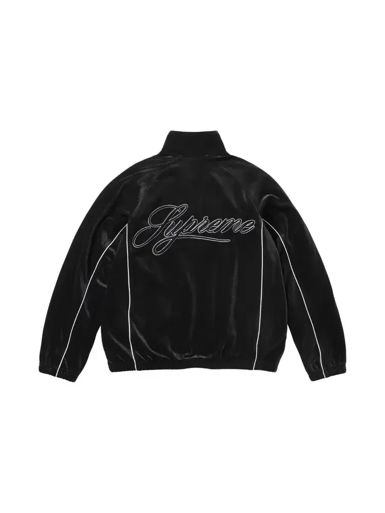 Спортивная куртка Supreme Velour Mesh Track Jacket — изображение 2 из 2, черный