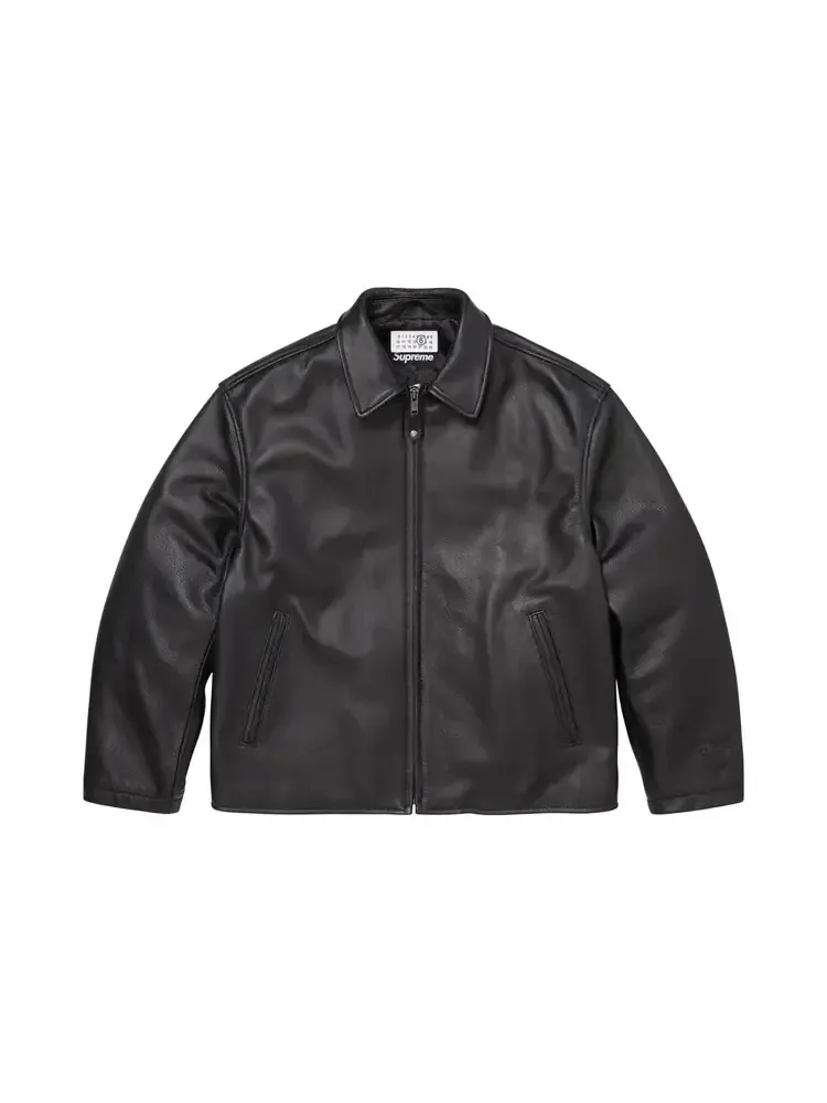 Кожаная куртка Supreme x MM6 Maison Margiela/Schott Eagle