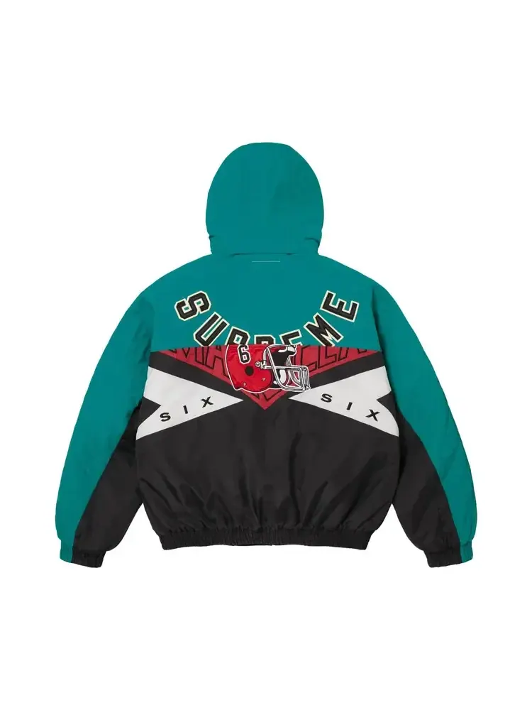 Куртка Supreme x MM6 Maison Margiela Split Stadium Jacket 'Black' — изображение 2 из 2, черный