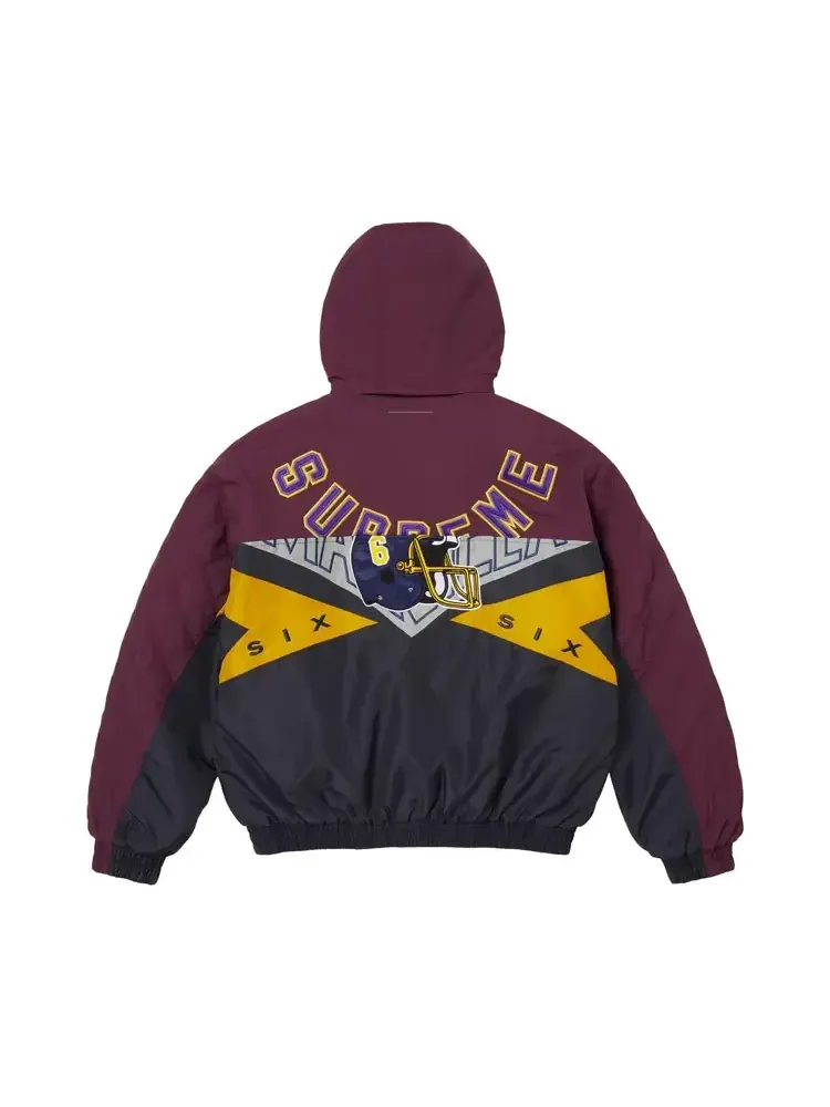 Куртка Supreme x MM6 Maison Margiela Split Stadium Jacket 'Navy' — изображение 2 из 2, синий