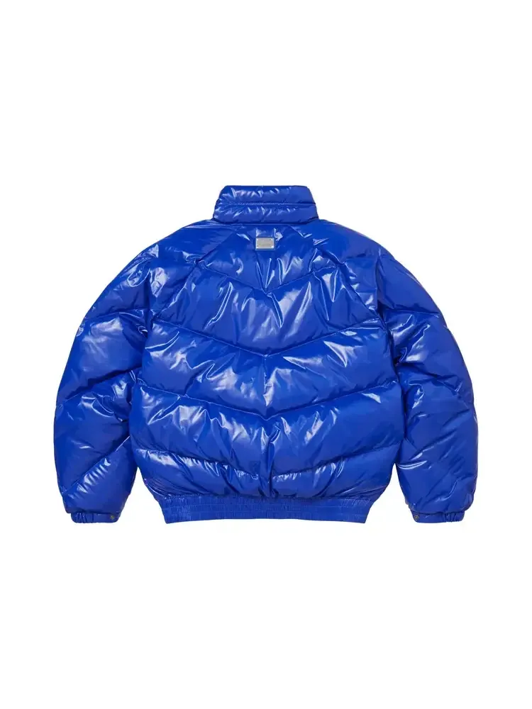 Легкая пуховая куртка Supreme x Schott Glossy 'Royal' — изображение 2 из 2, синий