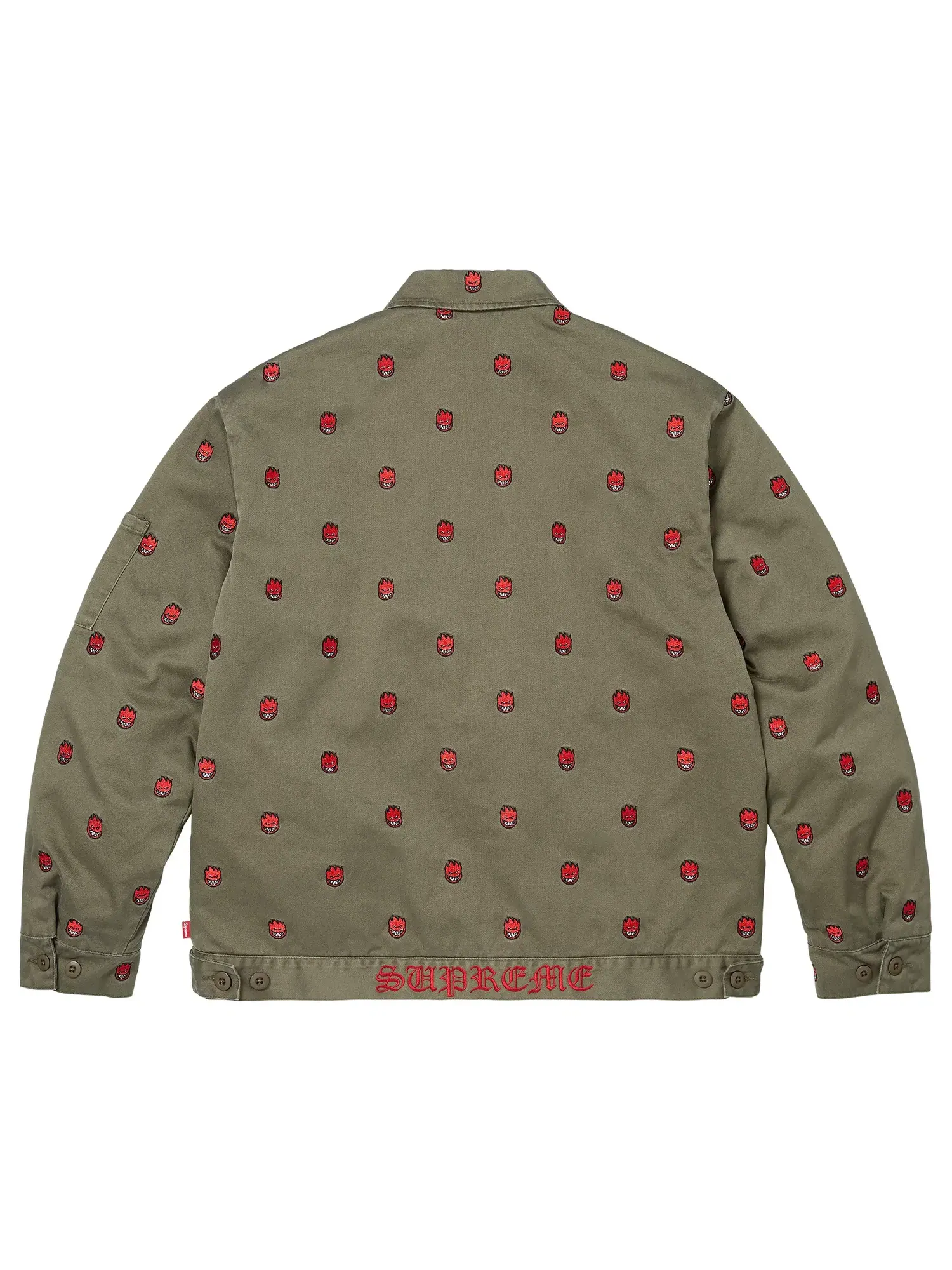 Куртка Supreme x Spitfire Work — изображение 2 из 2, оливковый
