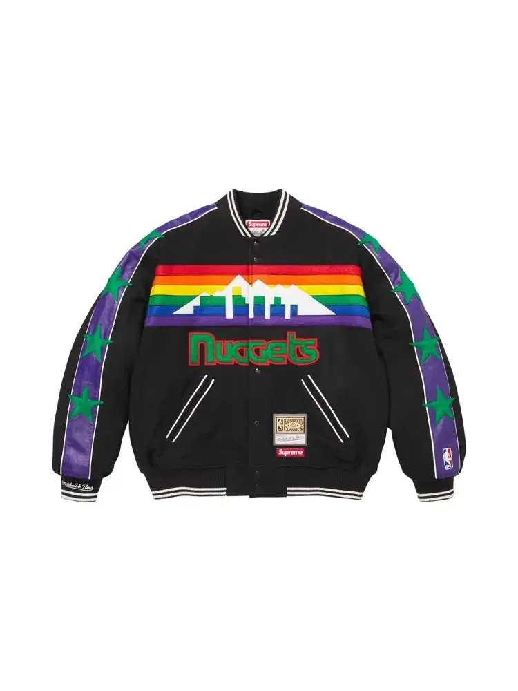 Куртка Supreme x Mitchell & Ness Teams Varsity Jacket