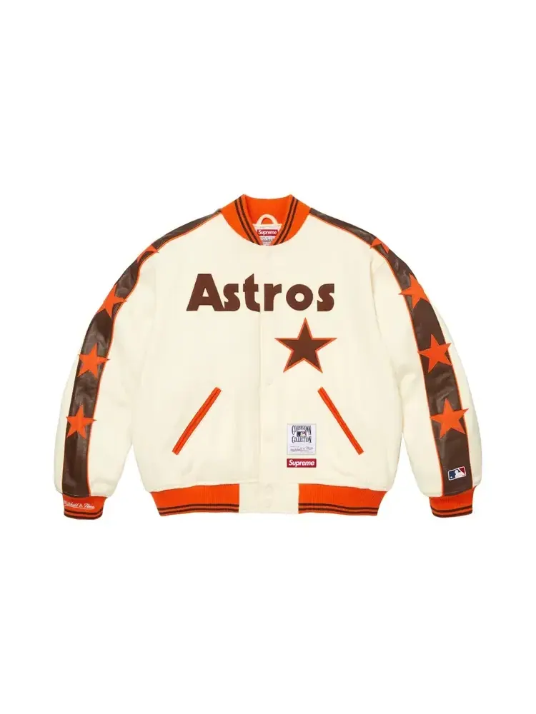 Куртка Supreme x Mitchell & Ness Teams Varsity Jacket