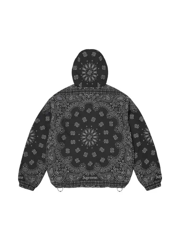Анорак Supreme Reflective Bandana — изображение 2 из 2, черный