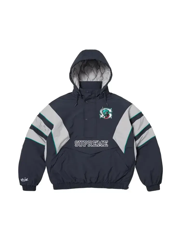 Куртка Supreme x Salem Half Zip Stadium Jacket