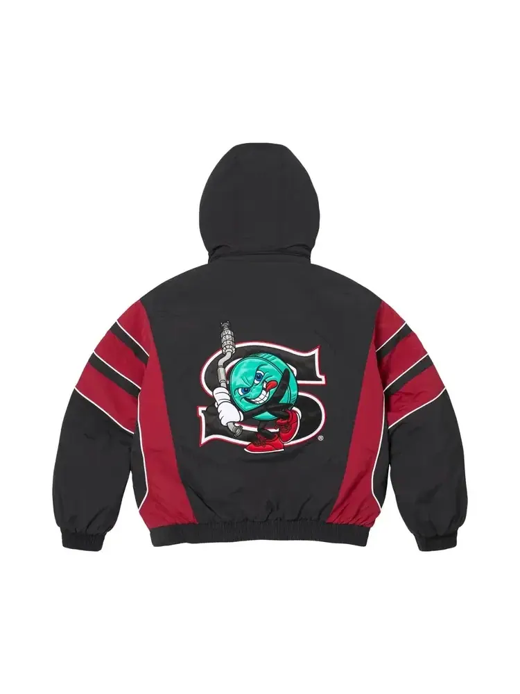 Куртка Supreme x Salem Half Zip Stadium Jacket — изображение 2 из 2, черный