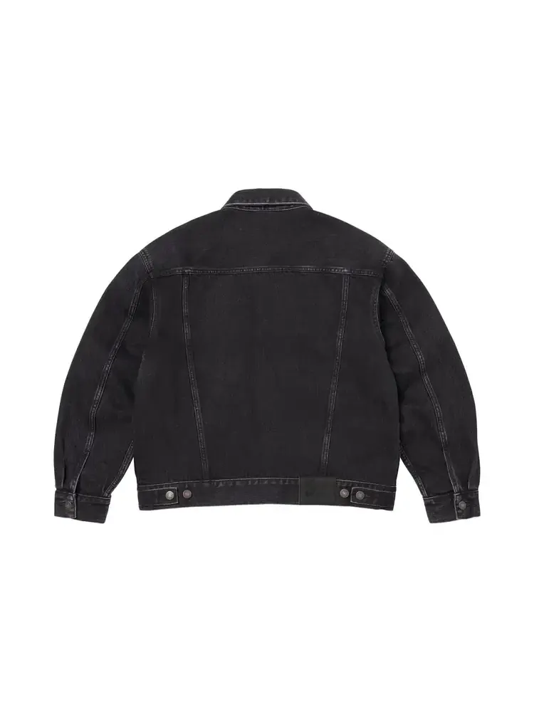 Джинсовая куртка Supreme Denim Trucker Jacket — изображение 2 из 2, черный