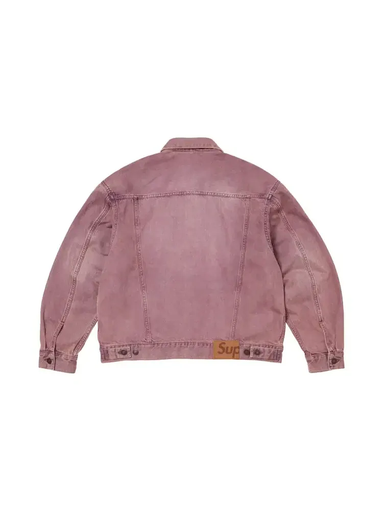 Джинсовая куртка Supreme Denim Trucker Jacket — изображение 2 из 2, фиолетовый