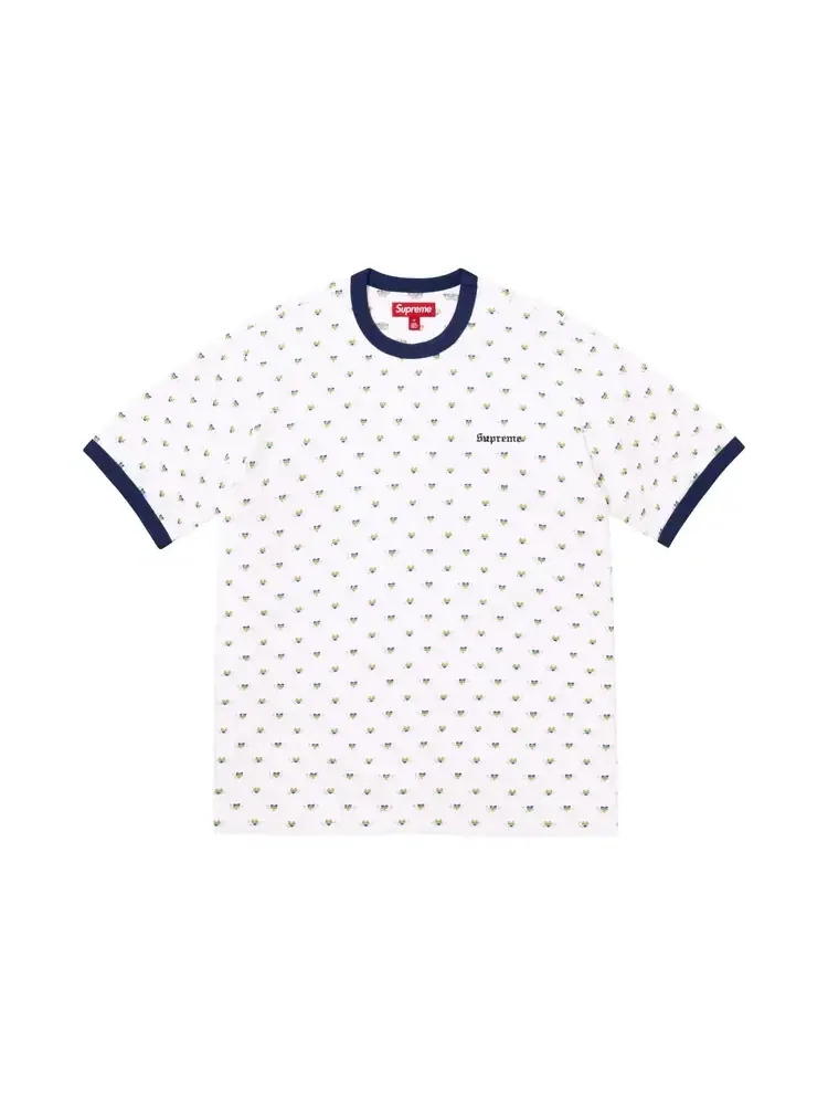 Футболка Supreme Hearts Intarsia Ringer Tee