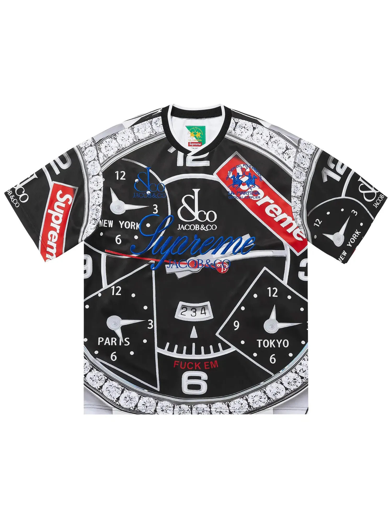 Футболка Supreme x La Martina x Jacob & Co Jersey