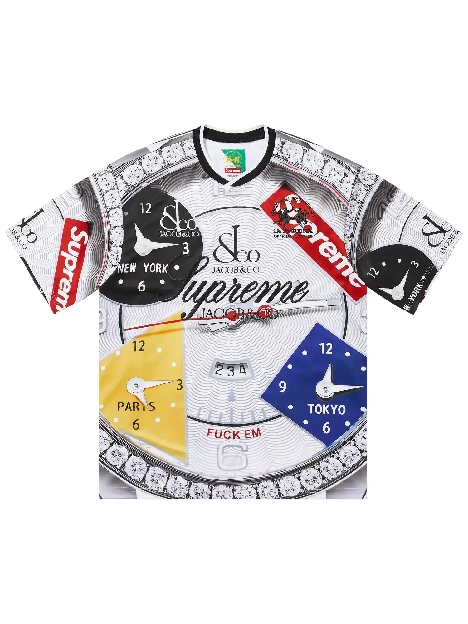 Футболка Supreme x La Martina x Jacob & Co Jersey