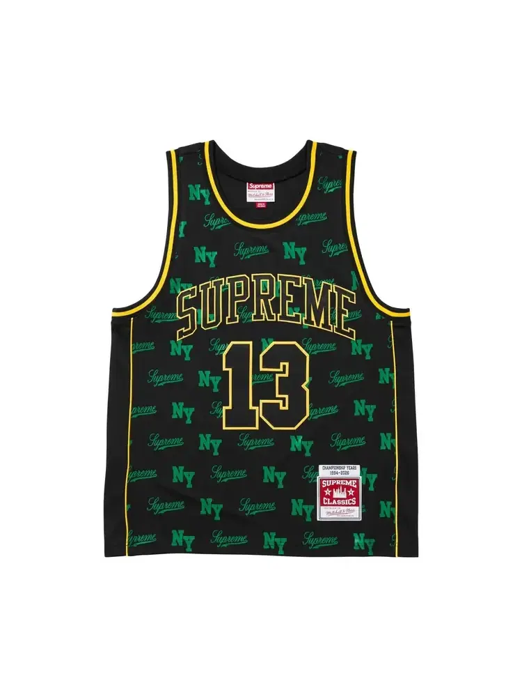 Футболка Supreme x Mitchell & Ness Monogram