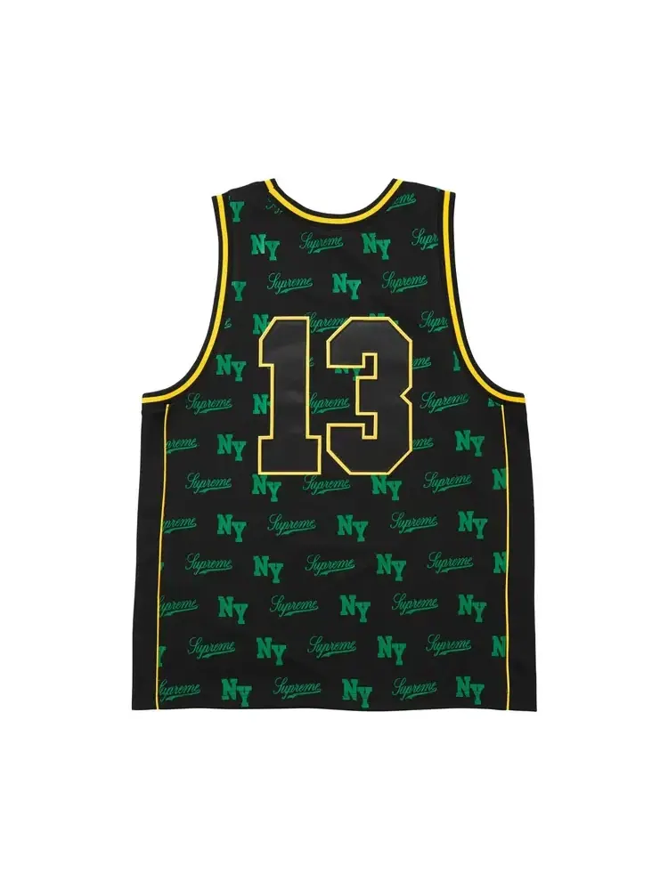 Футболка Supreme x Mitchell & Ness Monogram — изображение 2 из 2, черный