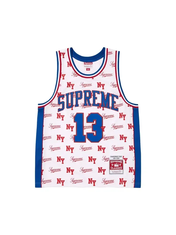 Футболка Supreme x Mitchell & Ness Monogram