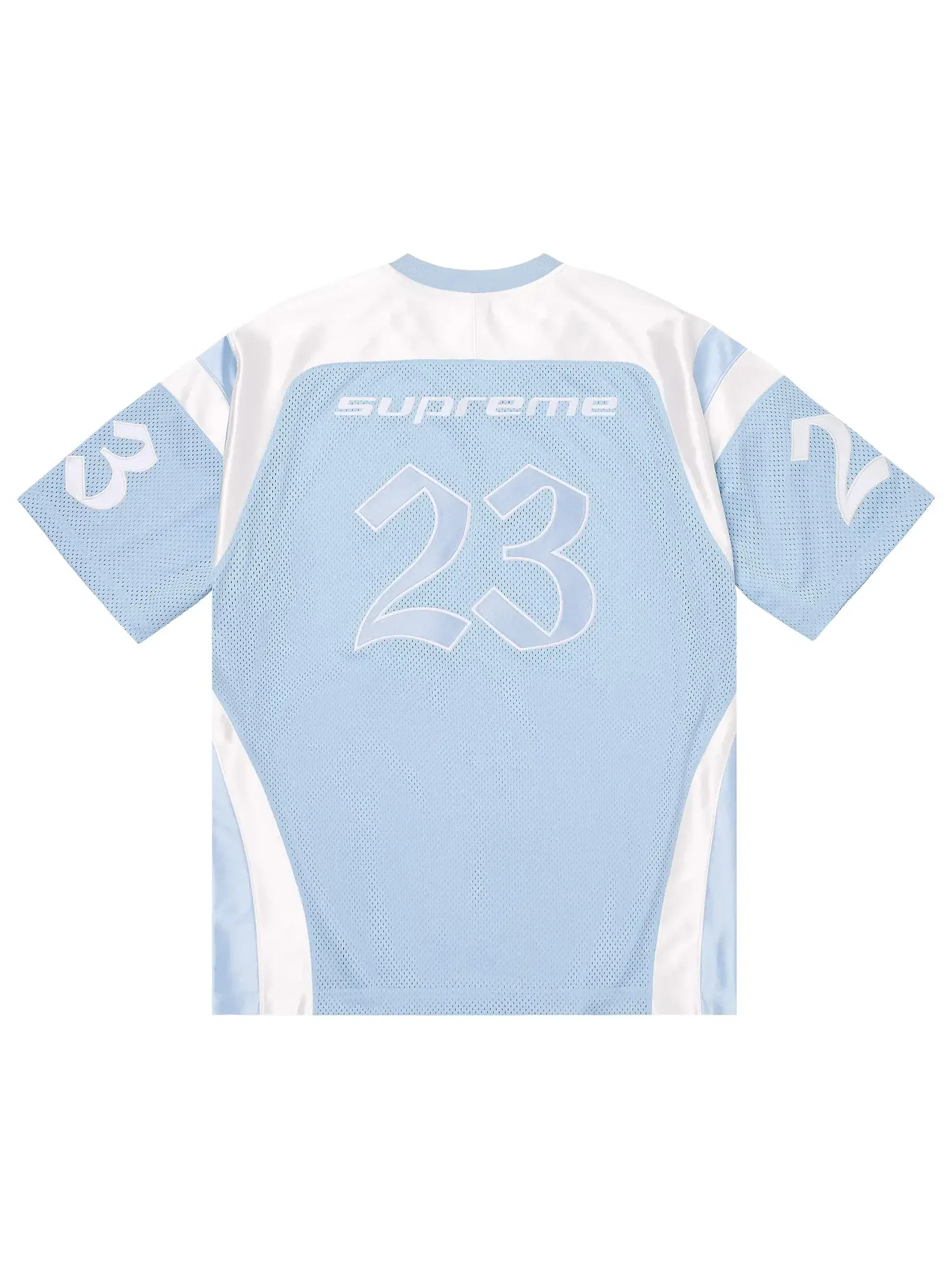 Футболка Supreme x Jordan Warm Up Jersey — изображение 2 из 2, светлый синий