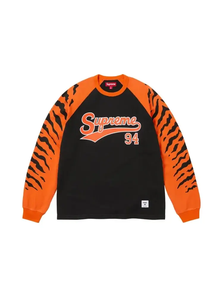 Футболка с длинными рукавами Supreme Tiger Raglan