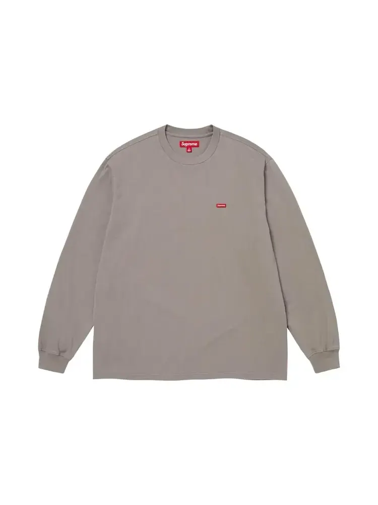 Футболка Supreme Small Box с длинными рукавами, серая