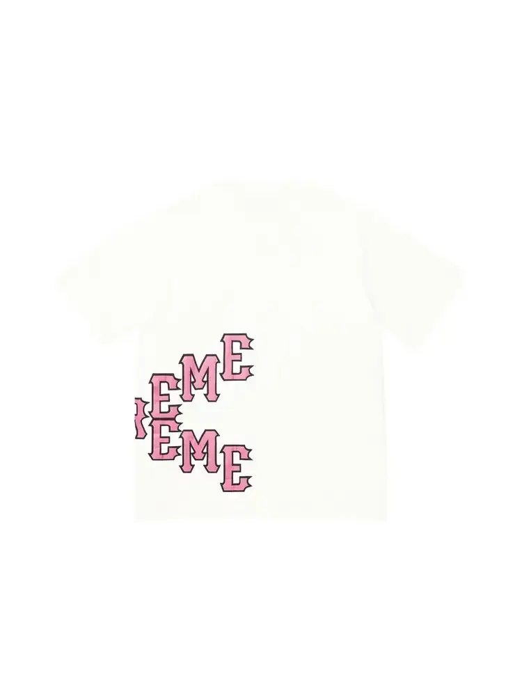 Футболка Supreme Cracked Spellout с коротким рукавом — изображение 2 из 2, белый