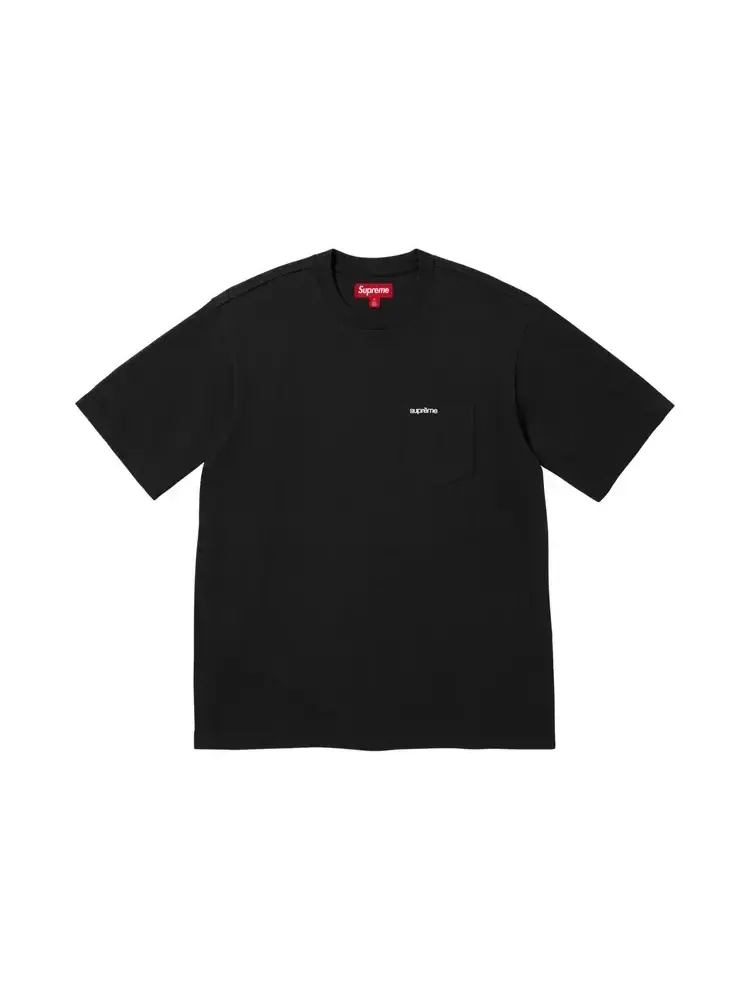 Футболка Supreme с коротким рукавом и карманом