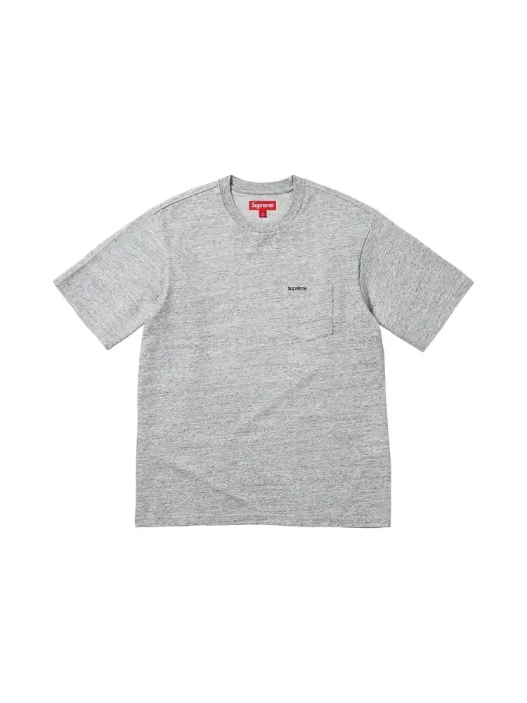 Футболка Supreme с коротким рукавом и карманом