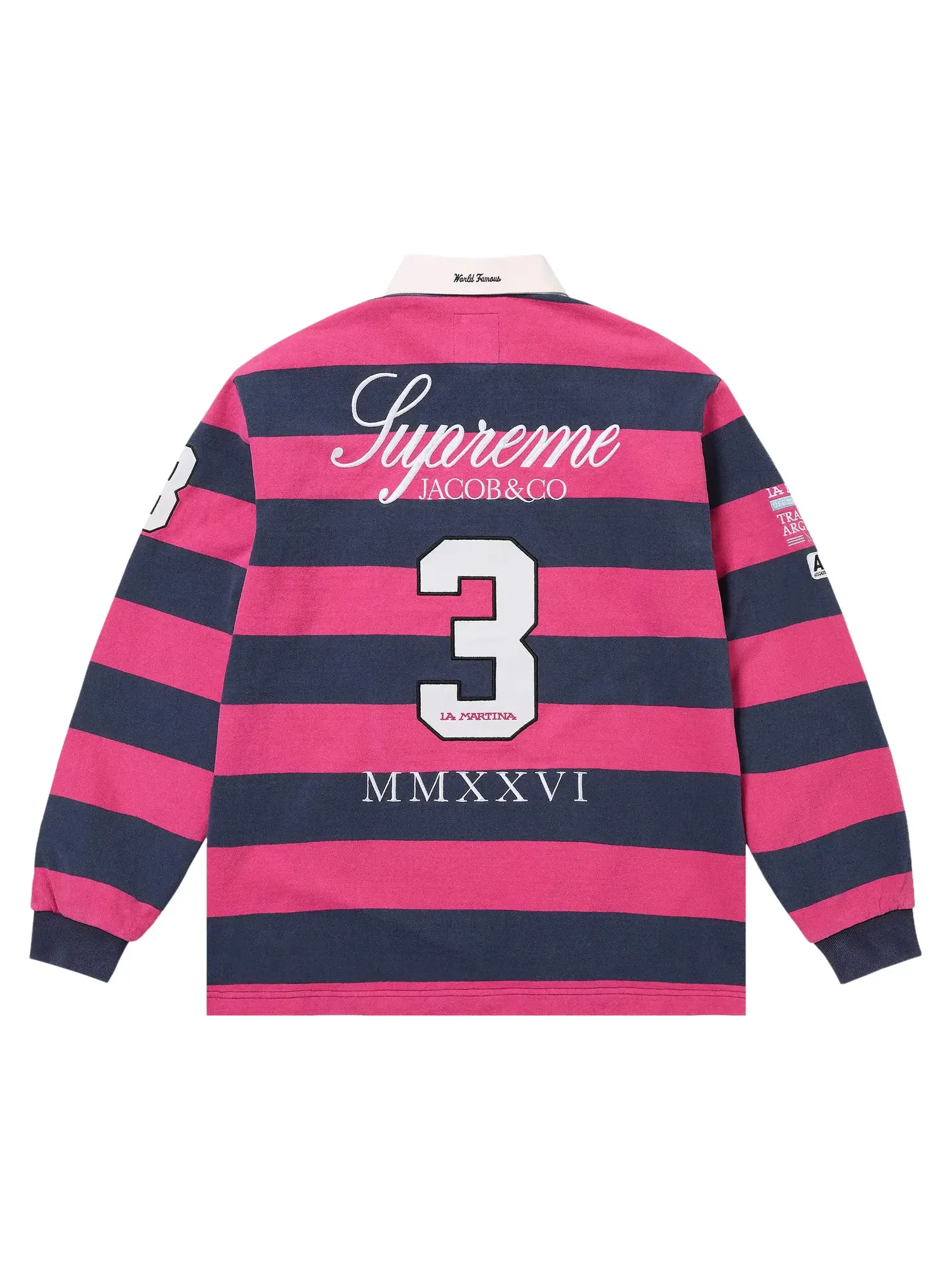 Футболка Supreme x La Martina x Jacob & Co Rugby — изображение 2 из 2, полоса