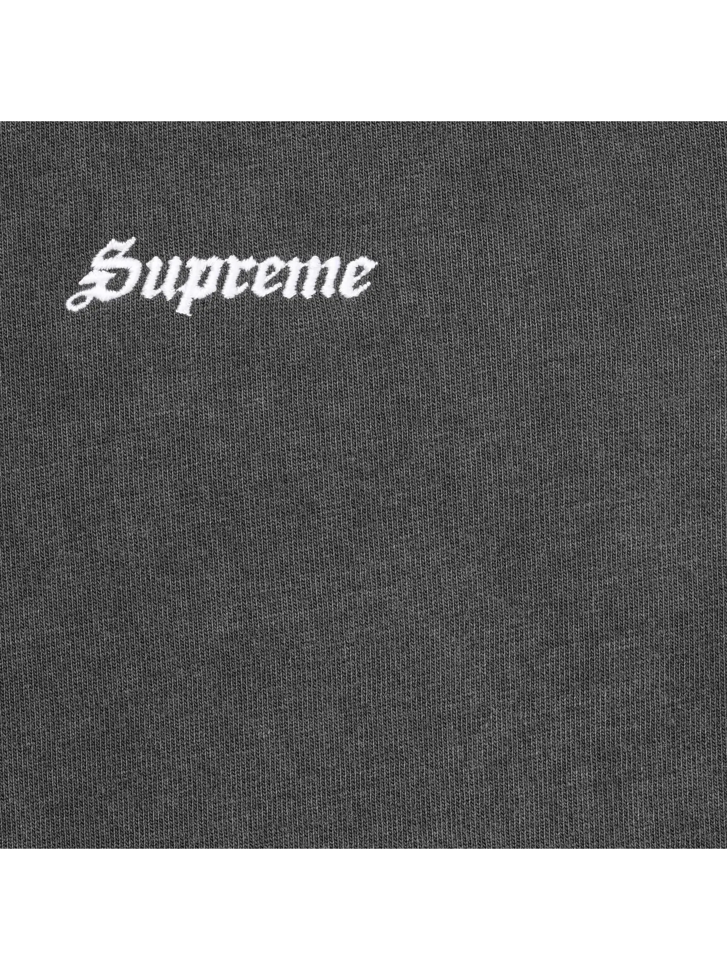 Футболка Supreme с коротким рукавом, выстиранная — изображение 2 из 2, черный