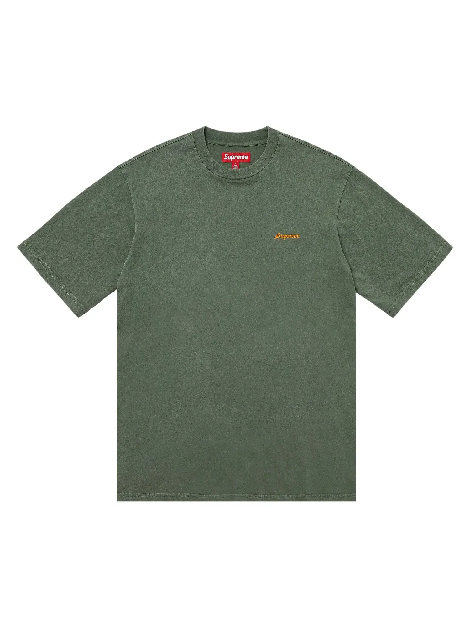 Футболка Supreme с коротким рукавом, выстиранная