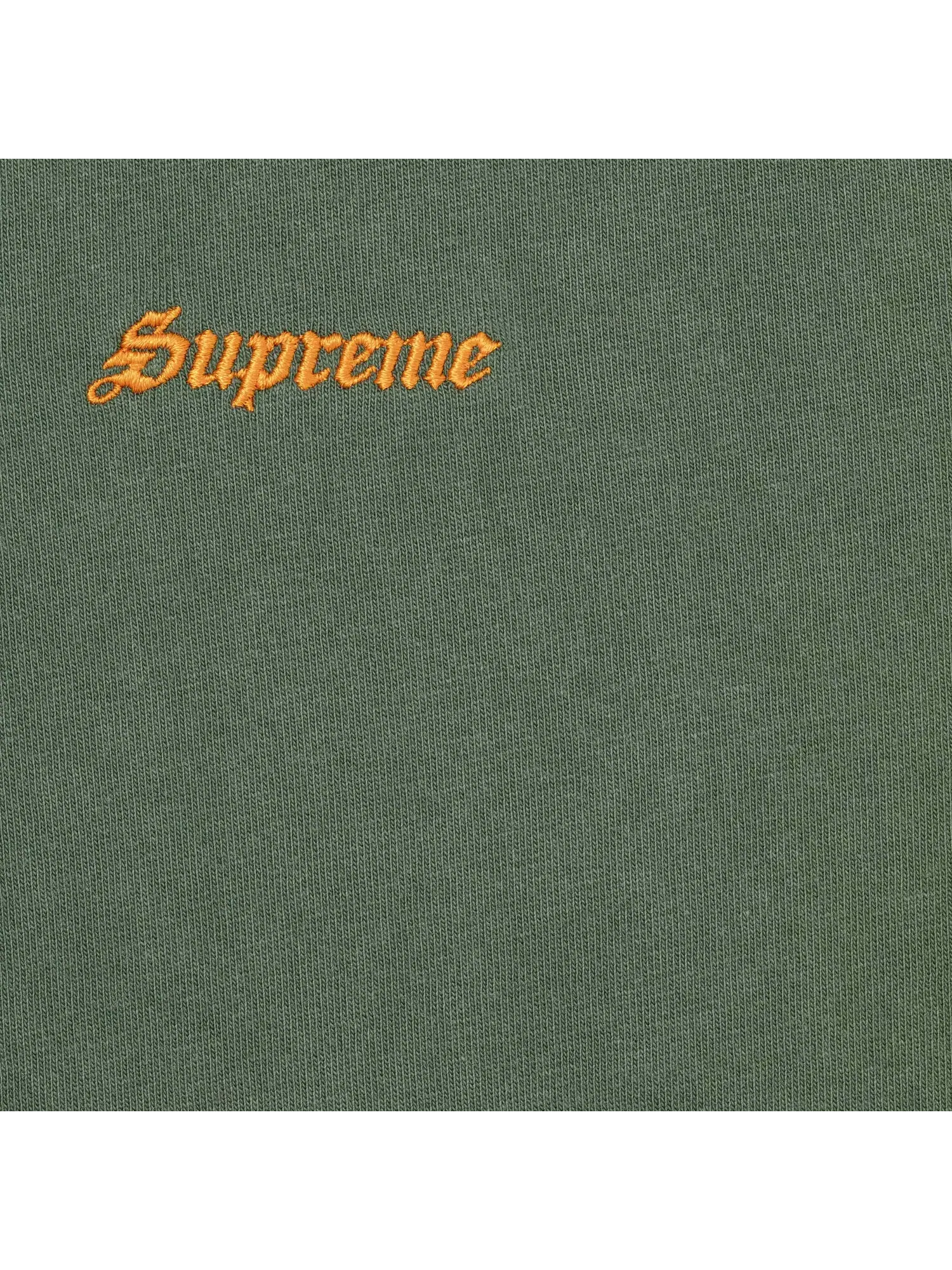 Футболка Supreme с коротким рукавом, выстиранная — изображение 2 из 2, зеленый