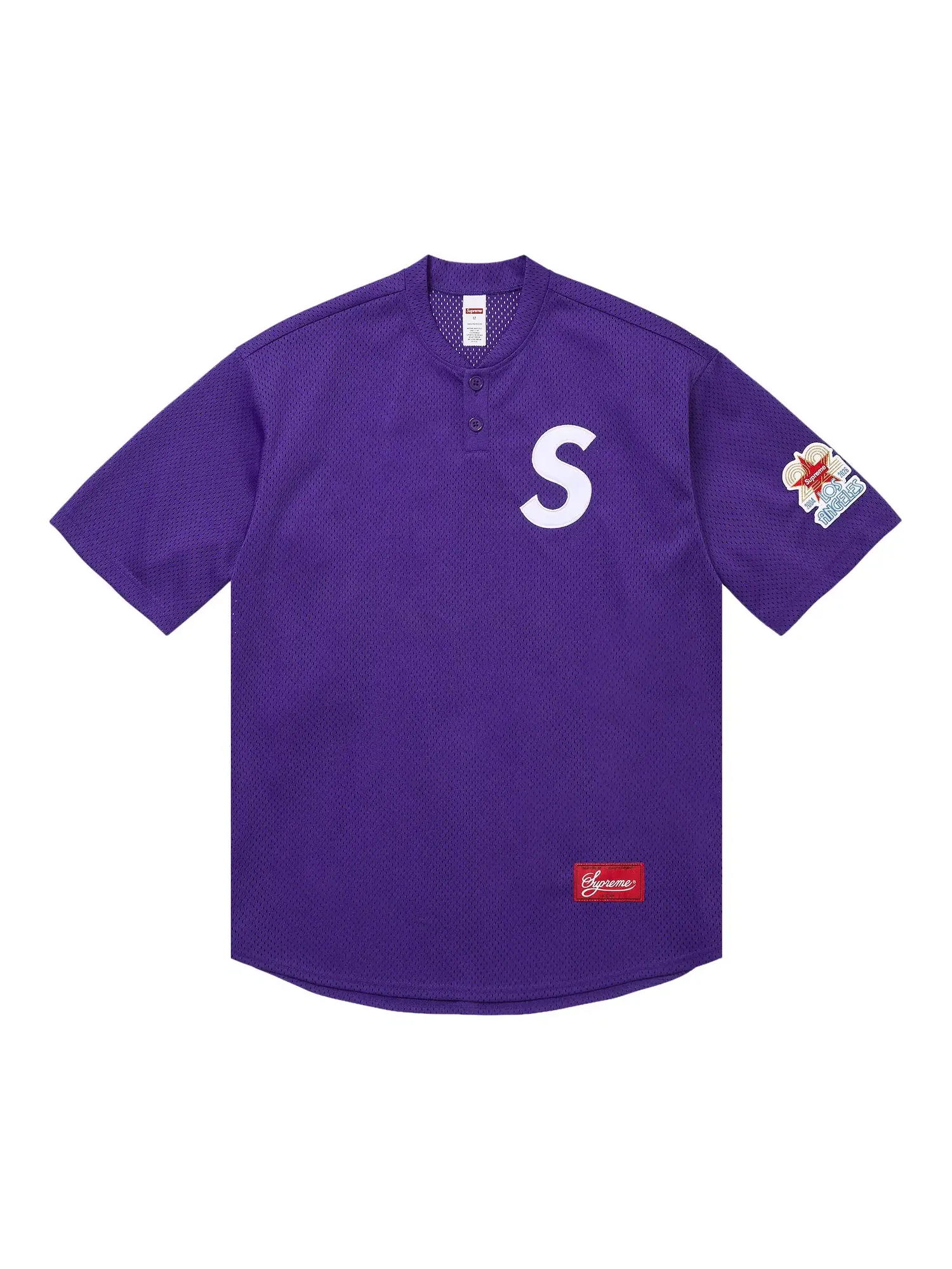 Футболка-поло Supreme Shop с логотипом S — изображение 1 из 2, фиолетовый