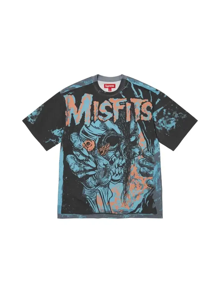 Футболка с коротким рукавом Supreme x The Misfits — изображение 1 из 2, синий