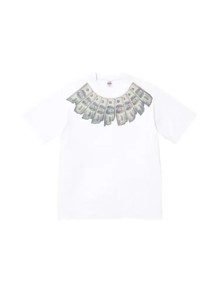 Футболка Supreme x MM6 Maison Margiela Money с коротким рукавом — изображение 1 из 2, белый