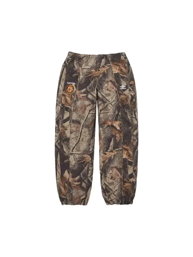 Спортивные брюки Supreme x Umbro из хлопка рипстоп, камуфляж Realtree Hardwoods — изображение 1 из 2, коричневый